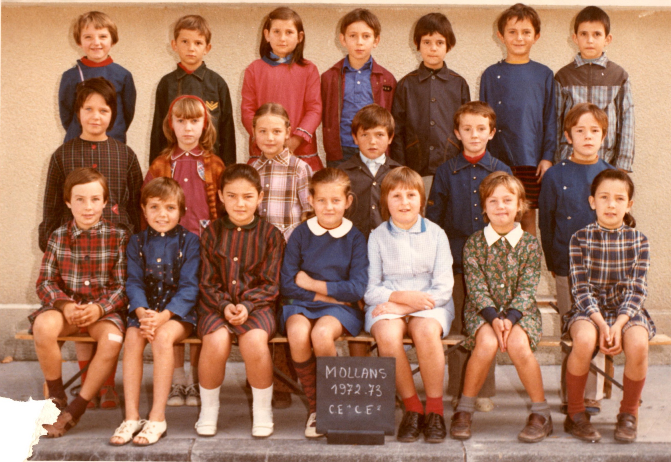 �cole de Mollans sur Ouv�ze-1972-Mme Agier